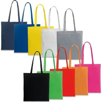 Nákupní taška WHARF. 100% bavlněná taška (100 g/m²) bez potisku bez potisku 3 bez potisku