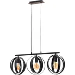 Rabalux závěsné svítidlo Cortado E27 3x MAX 40W černá 5361