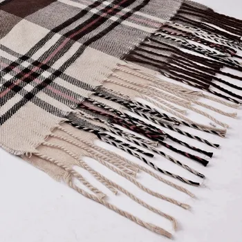 Pánská šála podzim zima módní kostkovaná teplá MP1554