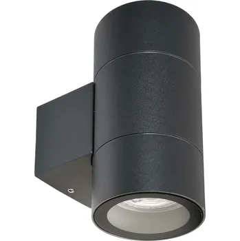 Nástěnné svítidlo Deko-Light nástěnné přisazené svítidlo Achernar Up and Down 220-240V AC/50-60Hz GU10 2x max. 35,00 W 158 černošedá RAL 7021 731131