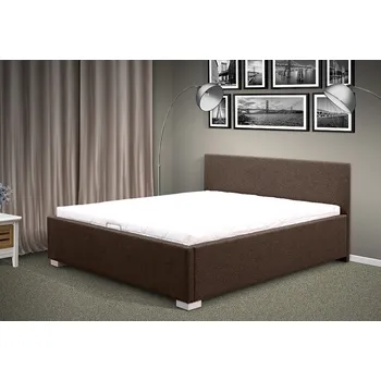 Postel Nabytekmorava Luxusní postel Fanny HIT 180x200 cm Barva látka: Savana hnědá