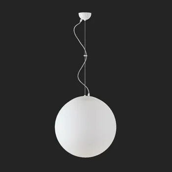 OSMONT ADR60292 ADRIA L4 závěsné skleněné svítidlo bílá IP40 3000 K 41W LED nouzové kombinované 3 h