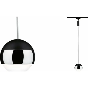 Bodové svítidlo PAULMANN URail LED závěs Capsule II 6W 4000K stmívatelné 230V černá mat/chrom