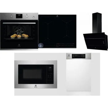 Set domácích spotřebičů ELECTROLUX KODGH70TX + ELECTROLUX EIS62449 + ELECTROLUX LFV316K + ELECTROLUX EMS4253TEX + ELECTROLUX EEM43300IX