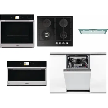 Set domácích spotřebičů WHIRLPOOL W9 OP2 4S2 H + WHIRLPOOL GOFL 629/NB + WHIRLPOOL AKR 650/1 IX + WHIRLPOOL W9 MD260 IXL + WHIRLPOOL WSIO 3O34 PFE X