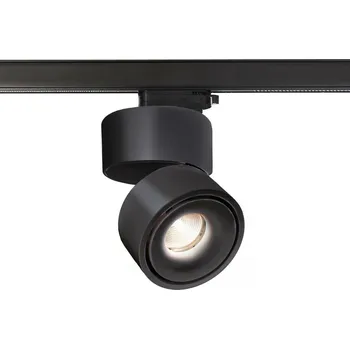 Bodové svítidlo Deko-Light kolejnicový systém 3-fázový 230V Uni II 220-240V AC/50-60Hz 17,00 W 3000 K černá 707131