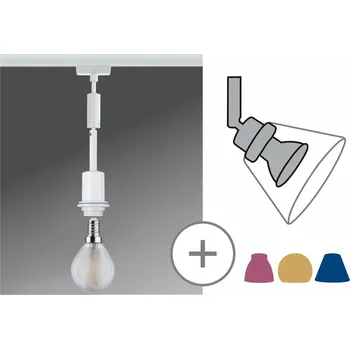 Bodové svítidlo PAULMANN URail DecoSystems závěs bílá max. 1x20W E14 bez zdroje světla 969.71