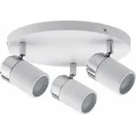 Paulmann bodové svítidlo Zyli 3-ramenné Rondell Bílá/Chrom bez zdroje světla, max. 10W GU10 667.12 P 66712