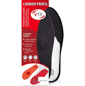 Vložka do bot Vložky do obuvi - VTR Carbon profil anatomické vložky vel. 41