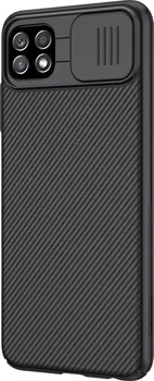 Pouzdro na mobilní telefon Nillkin CamShield pro Samsung Galaxy A22 5G černé