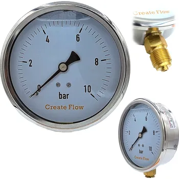 Příslušenství k čerpadlu Create Flow glycerinový tlakoměr 0 - 10 bar