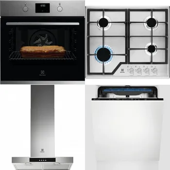 Set domácích spotřebičů ELECTROLUX KOFGH70TX + ELECTROLUX KGS6426SX + ELECTROLUX LFT426X + ELECTROLUX EES48200L
