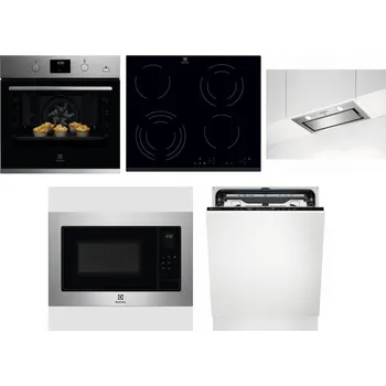 Set domácích spotřebičů ELECTROLUX KODGH70TX + ELECTROLUX EHF6343FOK + ELECTROLUX LFG716X + ELECTROLUX EMS4253TEX + ELECTROLUX EEM69410L