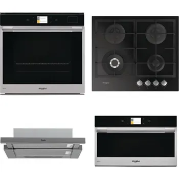 Set domácích spotřebičů WHIRLPOOL W9 OP2 4S2 H + WHIRLPOOL GOFL 629/NB + WHIRLPOOL AKR 749/1 IX + WHIRLPOOL W9 MD260 IXL