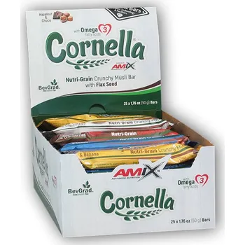 25x Cornella Crunchy Muesli Bar 50g MIX