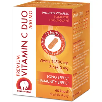 SWISS MED Pharmaceuticals Premium Vitamin C Duo 500 mg 60 cps.