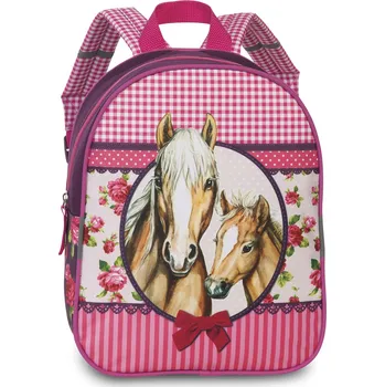 Městský batoh Fabrizio dětský batůžek koníci 6 l