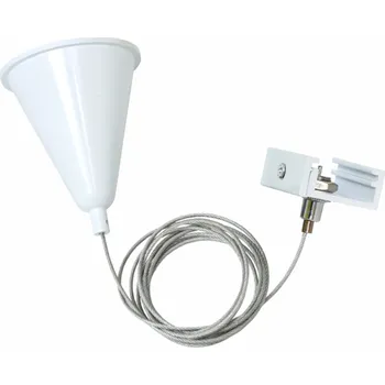 Příslušenství pro svítidlo Ecolite Závěs na 3-fázovou lištu, 1.5m, bílá TR-ZAVES/BI