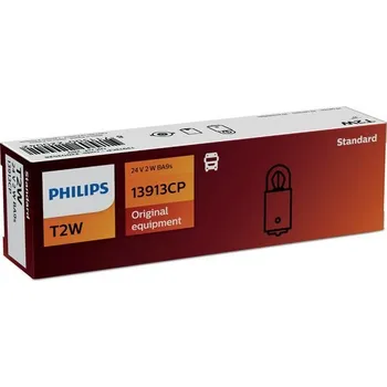 Autožárovka Philips 13913CP Žárovka 24V T2W BA9s