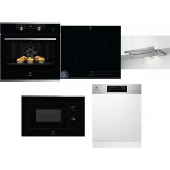 Set domácích spotřebičů ELECTROLUX KODEH70X + ELECTROLUX EIS62449 + ELECTROLUX LFP326S + ELECTROLUX LMS2203EMX + ELECTROLUX EEM48300IX