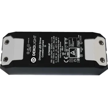 Napájecí zdroj pro osvětlení Deko-Light LED-napájení BASIC, DIM, CC, D70020UF/20W konstantní proud 700 mA IP20 stmívatelné 14-32V DC 9,80-22,00 W 862207