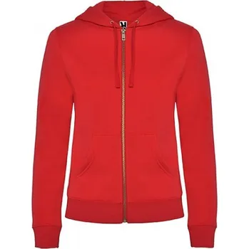 Dámské oblečení Dámská mikina ROLY VELETA, barva červená, velikost 2XL