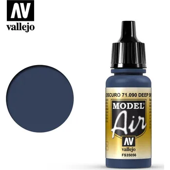Modelářská barva Vallejo Model Air: Deep Sky 17ml - airbrush barva na modely