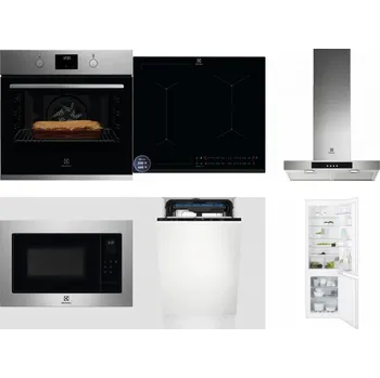 Set domácích spotřebičů ELECTROLUX KOFGH70TX + ELECTROLUX EIS62449 + ELECTROLUX LFT426X + ELECTROLUX EMS4253TEX + ELECTROLUX EEM23100L + ELECTROLUX ENT6TF18S