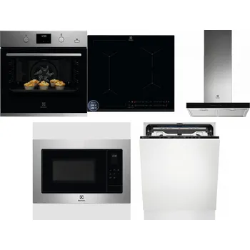 Set domácích spotřebičů ELECTROLUX KODGH70TX + ELECTROLUX EIS62449 + ELECTROLUX LFT766X + ELECTROLUX EMS4253TEX + ELECTROLUX EEM69410L