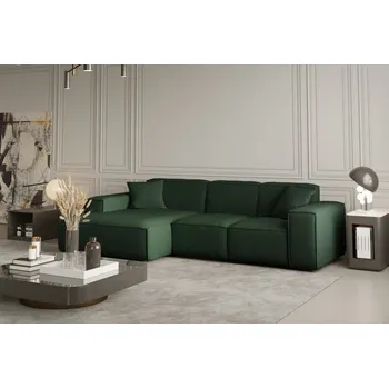 Sedací souprava Sedací souprava Luga - Tmavě zelená Varianta: Levá