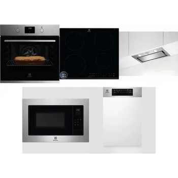 Set domácích spotřebičů ELECTROLUX KOFGH70TX + ELECTROLUX LIR60433B + ELECTROLUX LFG716X + ELECTROLUX EMS4253TEX + ELECTROLUX EEM43300IX