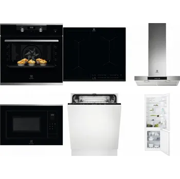 Set domácích spotřebičů ELECTROLUX KODEH70X + ELECTROLUX EIV634 + ELECTROLUX LFT426X + ELECTROLUX LMS4253TMX + ELECTROLUX EEA27200L + ELECTROLUX ENT6TF18S