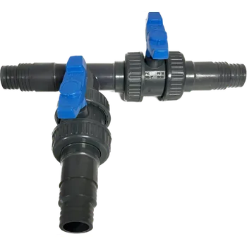 Poolservis Dvouventilový obtok pro 32 i 38mm hadici (vysavač - před filtraci)