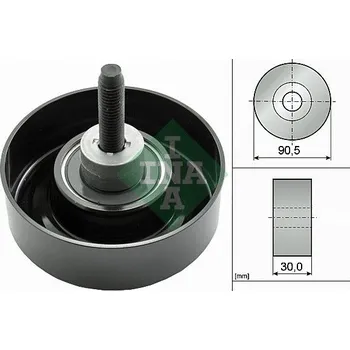 Vratná/vodicí kladka, klínový žebrový řemen Schaeffler INA 532 0405 30