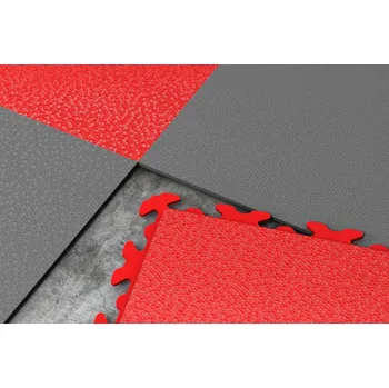 Umělý povrch PVC dlažba Mosolut Machine Commercial HL Invisible - Červená