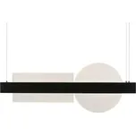 ACA Lighting závěsné svítidlo LED 20W 3000K 2150LM kov černá+akryl 7,5X100XH120CM EARTH DCR39214