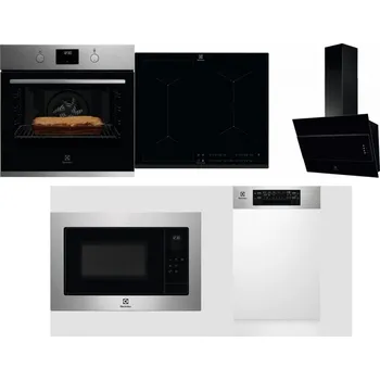 Set domácích spotřebičů ELECTROLUX KOFGH70TX + ELECTROLUX EIV634 + ELECTROLUX LFV316K + ELECTROLUX EMS4253TEX + ELECTROLUX EEM43300IX