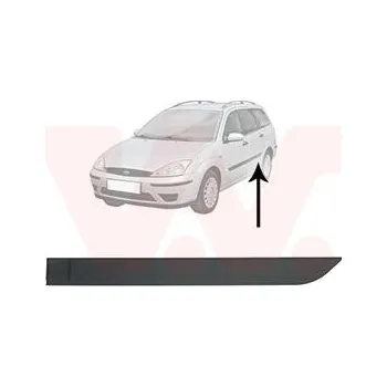 Lišta karosérie Ozdobná / ochranná lišta, dveře VAN WEZEL 1858425