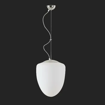 OSMONT AST60430 ASTRA L závěsné skleněné svítidlo nerez leštěná / bílá IP40 3000 K 27W LED DALI