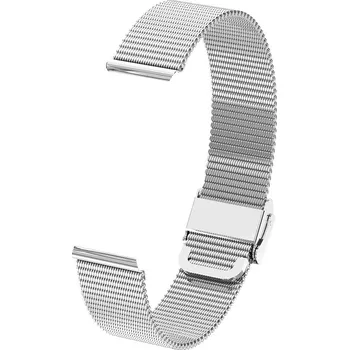 Řemínek na hodinky Lige Jemný síťovaný řemínek / šířka 18mm / nerez ocel / stříbrná / 230203