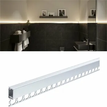 LED lišta PAULMANN LumiTiles LED Strip vestavný profil Top 2m hliník eloxovaný/satén