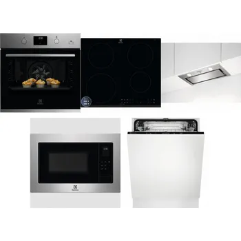 Set domácích spotřebičů ELECTROLUX KODGH70TX + ELECTROLUX LIR60433B + ELECTROLUX LFG716X + ELECTROLUX EMS4253TEX + ELECTROLUX EEA27200L