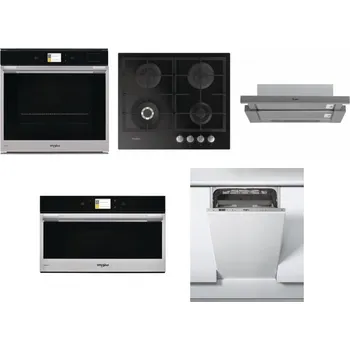 Set domácích spotřebičů WHIRLPOOL W9 OP2 4S2 H + WHIRLPOOL GOFL 629/NB + WHIRLPOOL AKR 749/1 IX + WHIRLPOOL W9 MD260 IXL + WHIRLPOOL WSIC 3M27 C