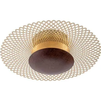 PAUL NEUHAUS LED stropní svítidlo, rezavá-zlatá, nepřímé, proti oslnění, stmívatelné, paměťová funkce SimplyDim 3000K