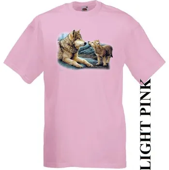 detske-levne-bavlnene-tricko-potisk-bratri-vlci Barva: Pink - růžová, velikost: 164