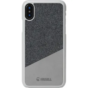Pouzdro na mobilní telefon Krusell Tanum Cover Apple iPhone XS grey