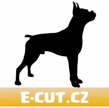 Samolepicí dekorace na vozidlo Samolepka Boxer Německý - 10x10