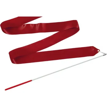 VFstyle červená Dětská gymnastická stuha s tyčkou 2 m