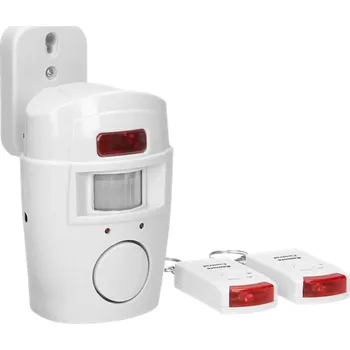 Sada domovního alarmu VIRONE Bezklíčový mini alarm s vestavěnou sirénou, ovládaný dálkovým ovladačem AS-1