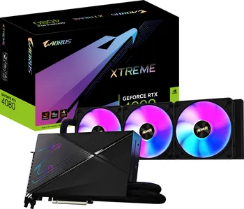 Grafická karta Gigabyte Aorus GeForce RTX 4080 16GB Xtreme Waterforce (GV-N4080AORUSX W-16GD)